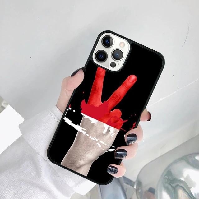 Funda con bandera de Indonesia para iPhone