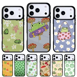 Funda para Teléfono Hongo Rana Verde Menta – iPhone 17/16/15/14/13/12