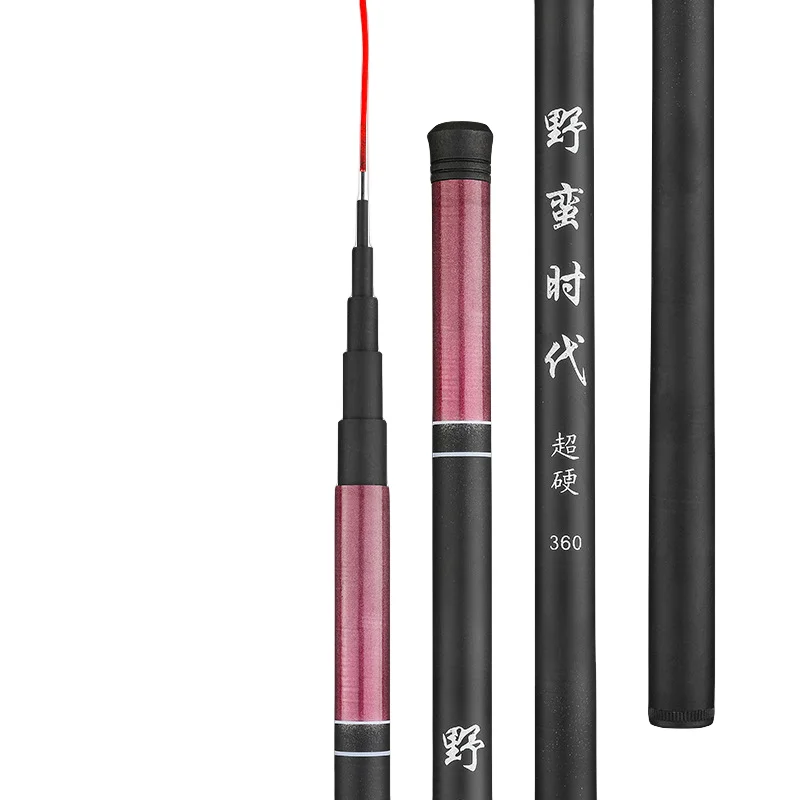 Mini caña de pescar telescópica portátil, alimentador de carpa, carrete de caña de viaje telescópico - imagen 3