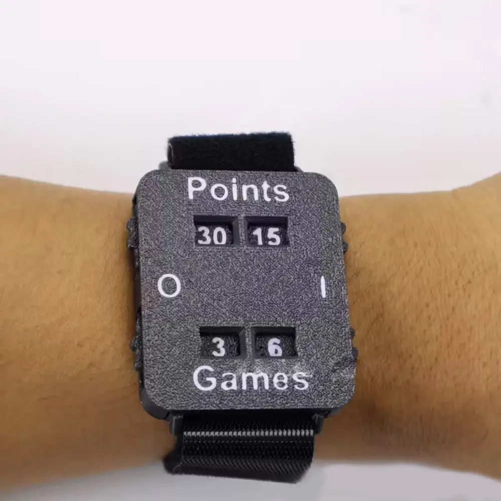 Contador de puntuación de muñeca ajustable con pantalla clara Contador de pulsera de diseño liviano para un fácil puntuación Contador de muñeca - imagen 4