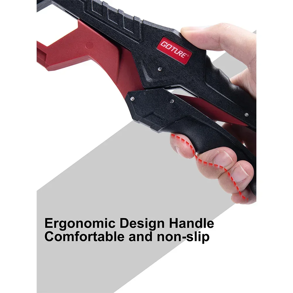 Goture, nueva pinza de pesca portátil de 9,45 pulgadas, agarre de labio de pesca, controladores de peces, aparejos de plástico, accesorios de pesca de carpa - imagen 3