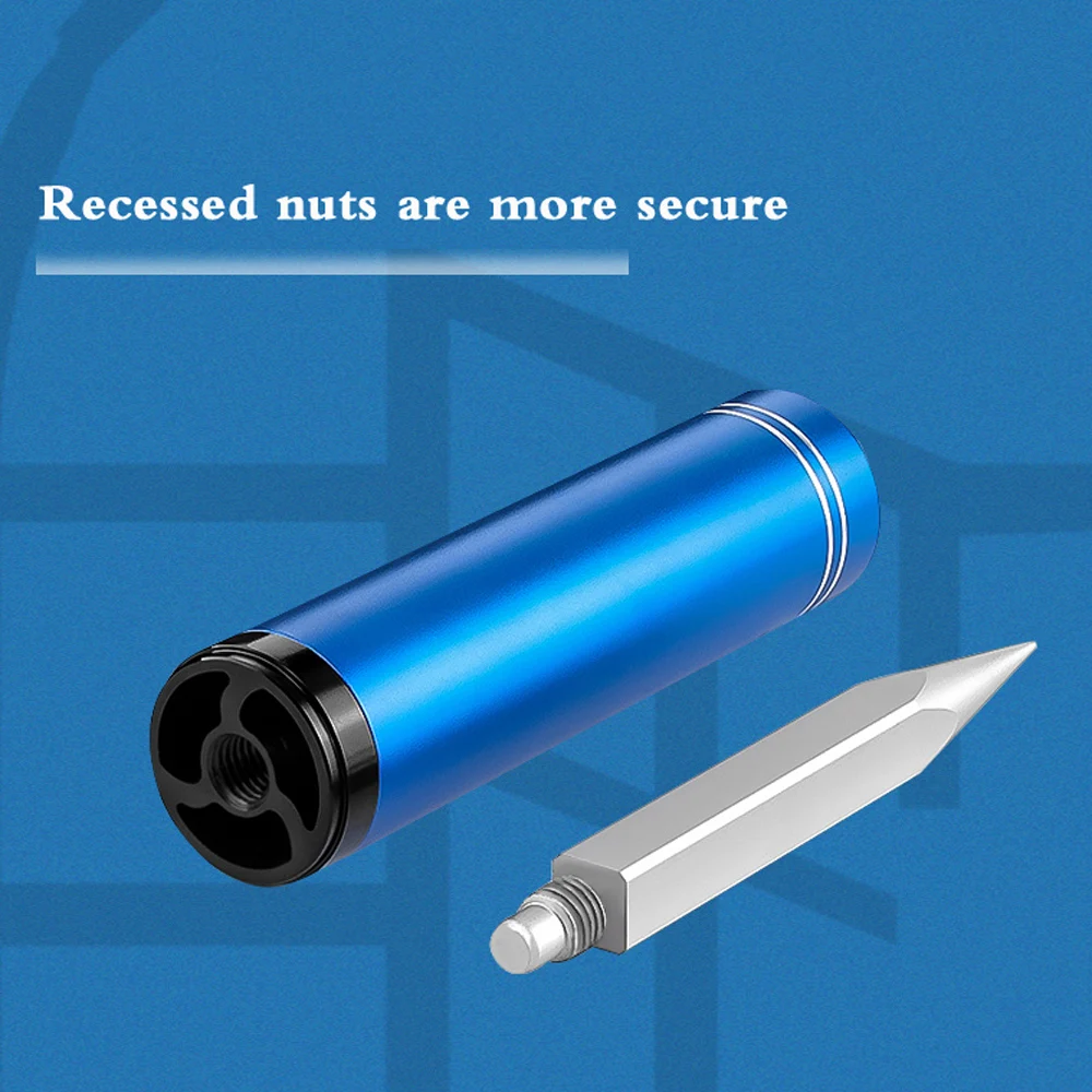 Soporte portátil de aleación de aluminio para caña de pescar, soporte de poste para insertar en el suelo, a prueba de compresión, a prueba de explosiones - imagen 4