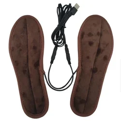 Plantillas eléctricas USB calentadas para pesca, senderismo e invierno