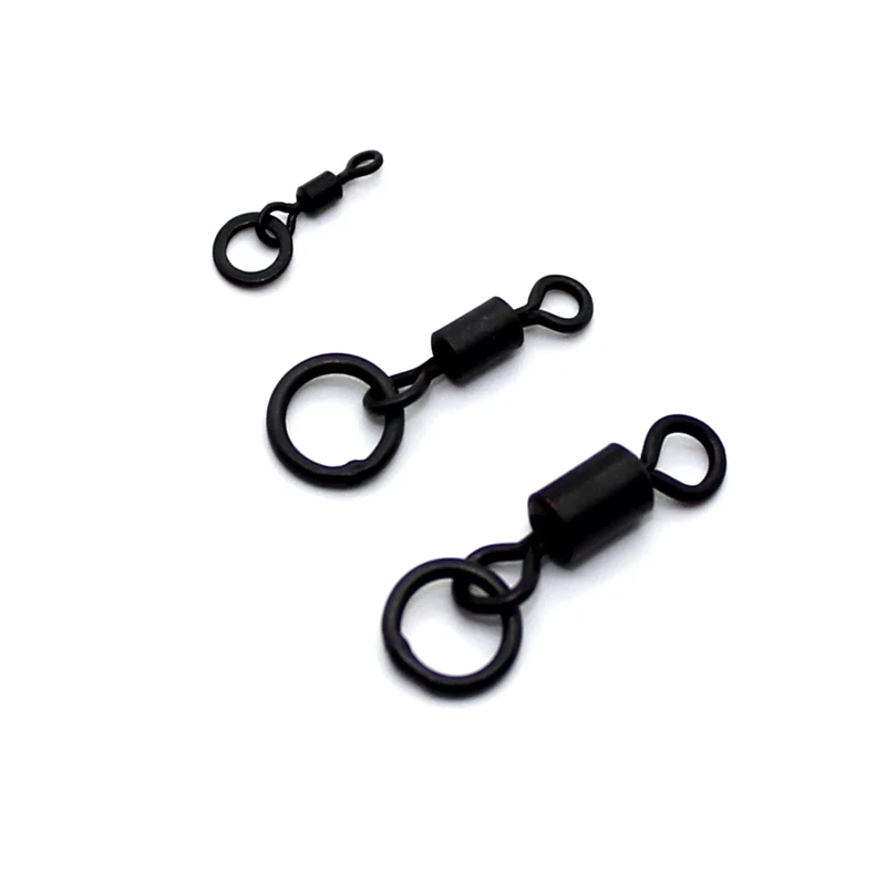 20 piezas accesorios de pesca de carpa anillo giratorio cambio rápido giratorio Chod Hair Ronnie Rig para equipo de aparejos terminales de pesca de carpa - imagen 4