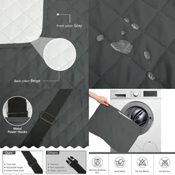 Protección impermeable para sofá – Funda reversible con correas antideslizantes