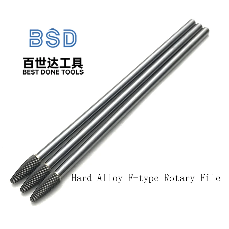 Lima rotativa de aleación dura serie F (F0313-F1925) |   Diámetro de corte de 3-19 mm para pulido de madera y metal - imagen 4