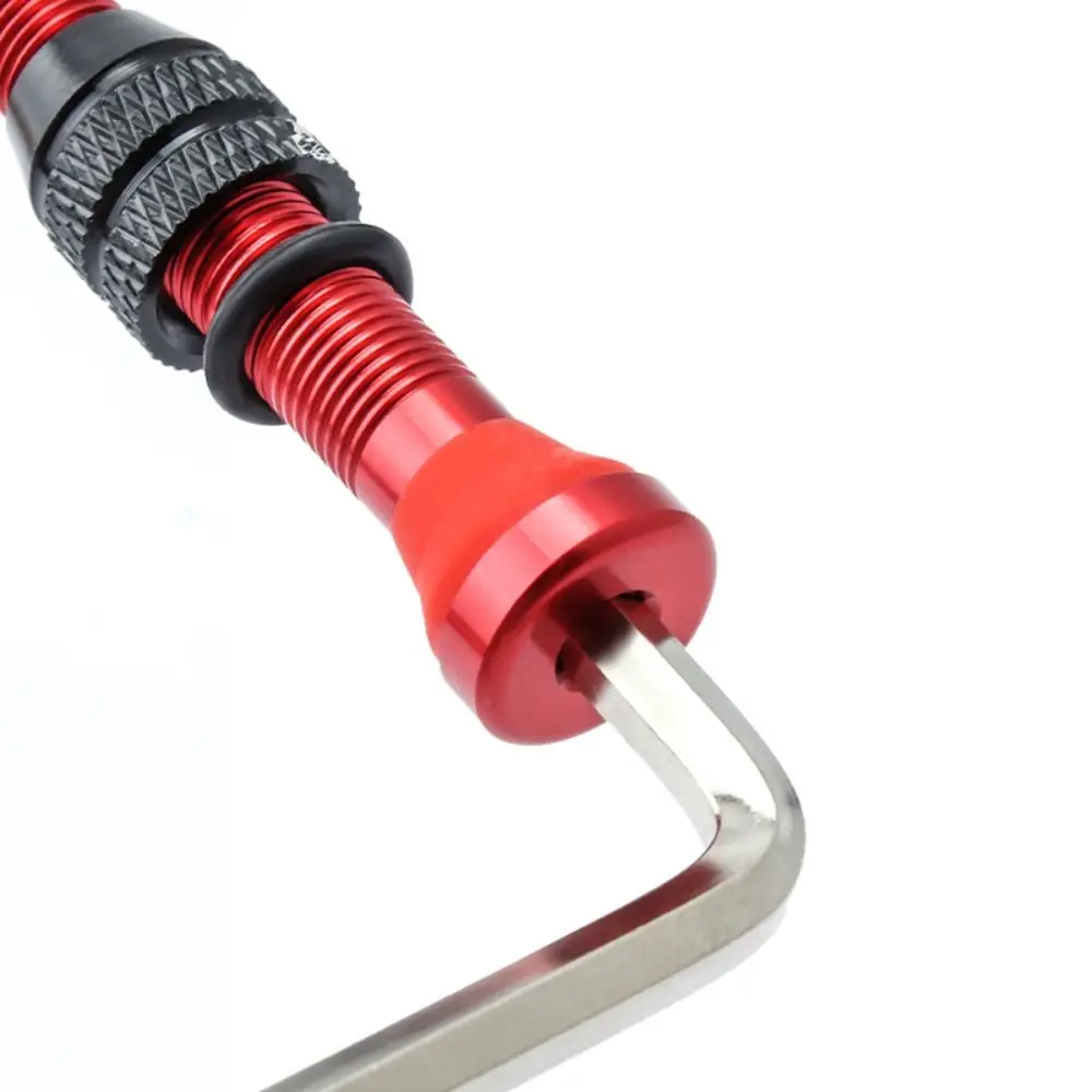 Válvula Schrader duradera para bicicleta, aleación de aluminio A/V, válvula de neumático sin cámara, núcleo de latón, accesorios de ciclismo al vacío, 40/60mm, 2 uds. - imagen 3