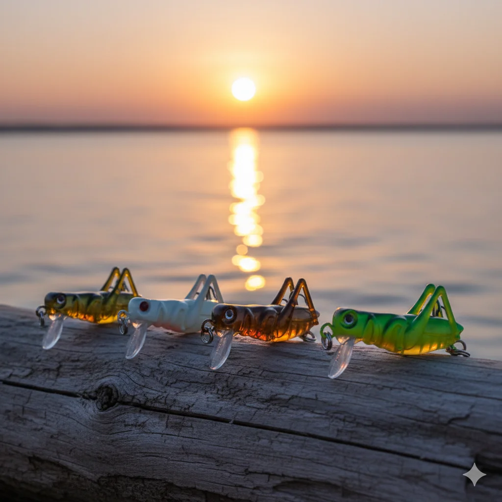 Crankbait Grillo – Señuelo imitación de insecto para lubina y trucha - imagen 2