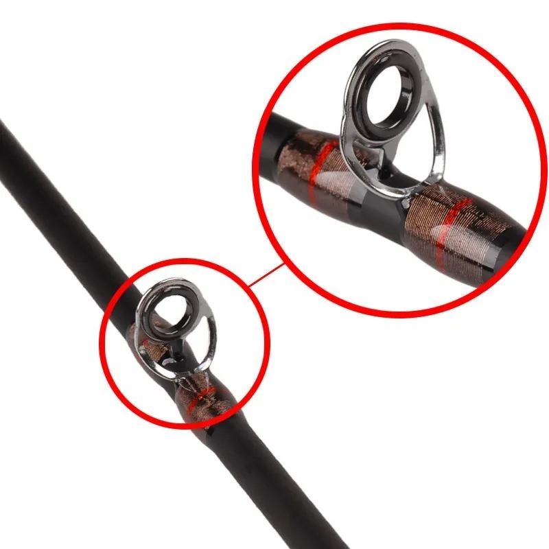 Mavllos 3/4 5/6 WT caña de pescar con mosca 40T fibra de carbono 8 pies 2,4 M/9 pies 2,7 M mango de corcho de acción rápida caña ligera para mosca de río y lago - imagen 3