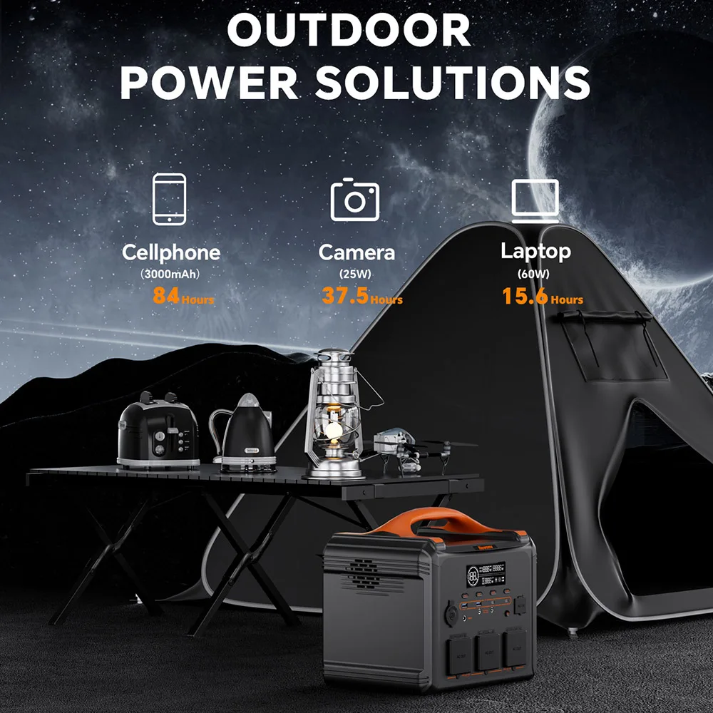 NEWSMY S1210 Estación de Energía Portátil 1200W – Carga Rápida LiFePO4