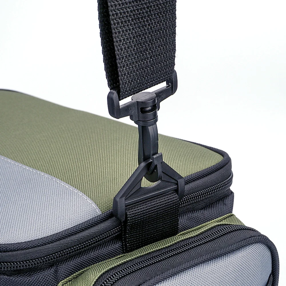 Hirisi-bolsas multifuncionales para aparejos de pesca, bolsa de pesca Oxford W127, caja de almacenamiento de herramientas de carrete de pesca - imagen 4