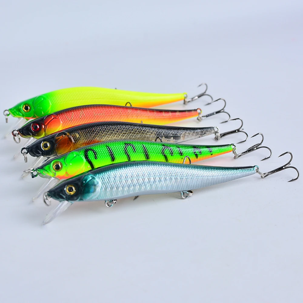 Crankbait Minnow para lubina y lucio – Wobbler ABS duro - imagen 3