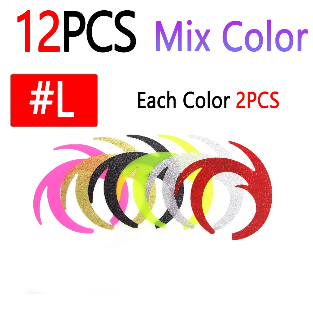 12pcs Mix Color L