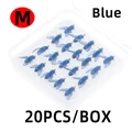 20pcs Blue Size M