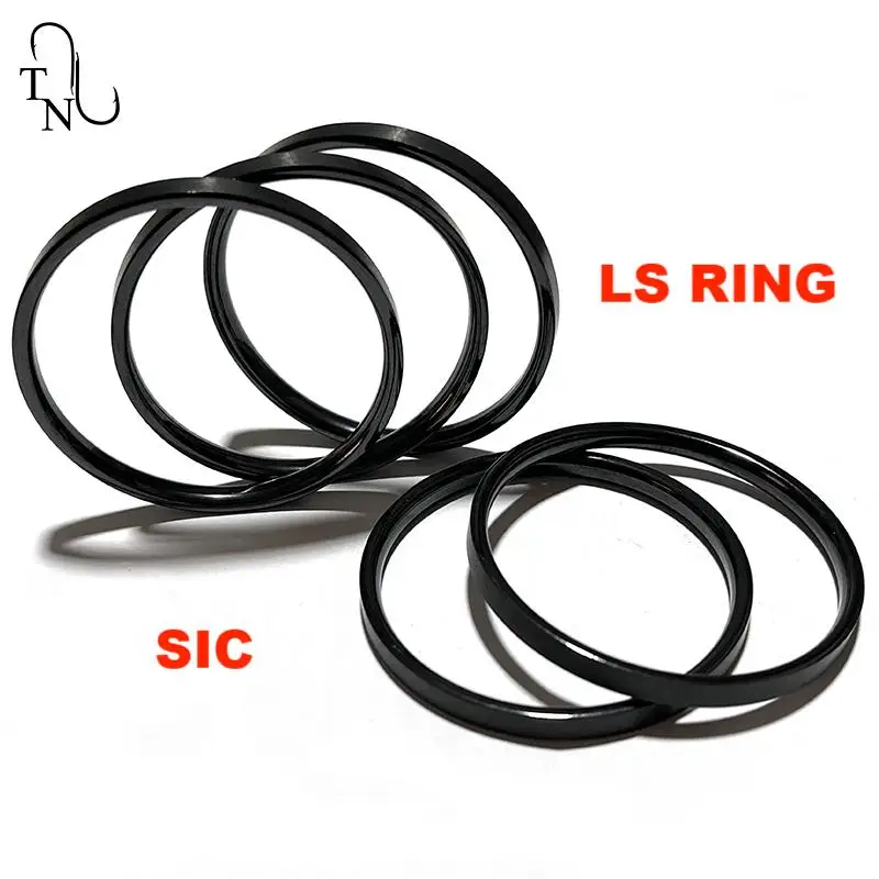 Anillo de guía de pesca TN94 LS SIC, kit de reparación de repuesto DIY, anillo interior redondo, accesorios de aparejos de pesca, varilla, ojo, anillo de guía suave - imagen 2