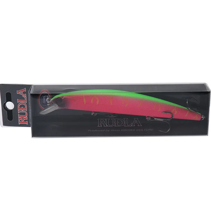 Fiising-Cebo duro de 13cm y 20g, que se hunde señuelo de pececillo, 3 ganchos, profundidad de 0,5-2m - imagen 4