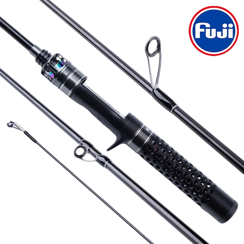 Anillos guía FUJI, caña de pescar con señuelo UL para carpa, lubina, trucha, caña de fundición giratoria de fibra de carbono, aparejos de caña de pescar de 1,8 m 1,68 m 1,5 m