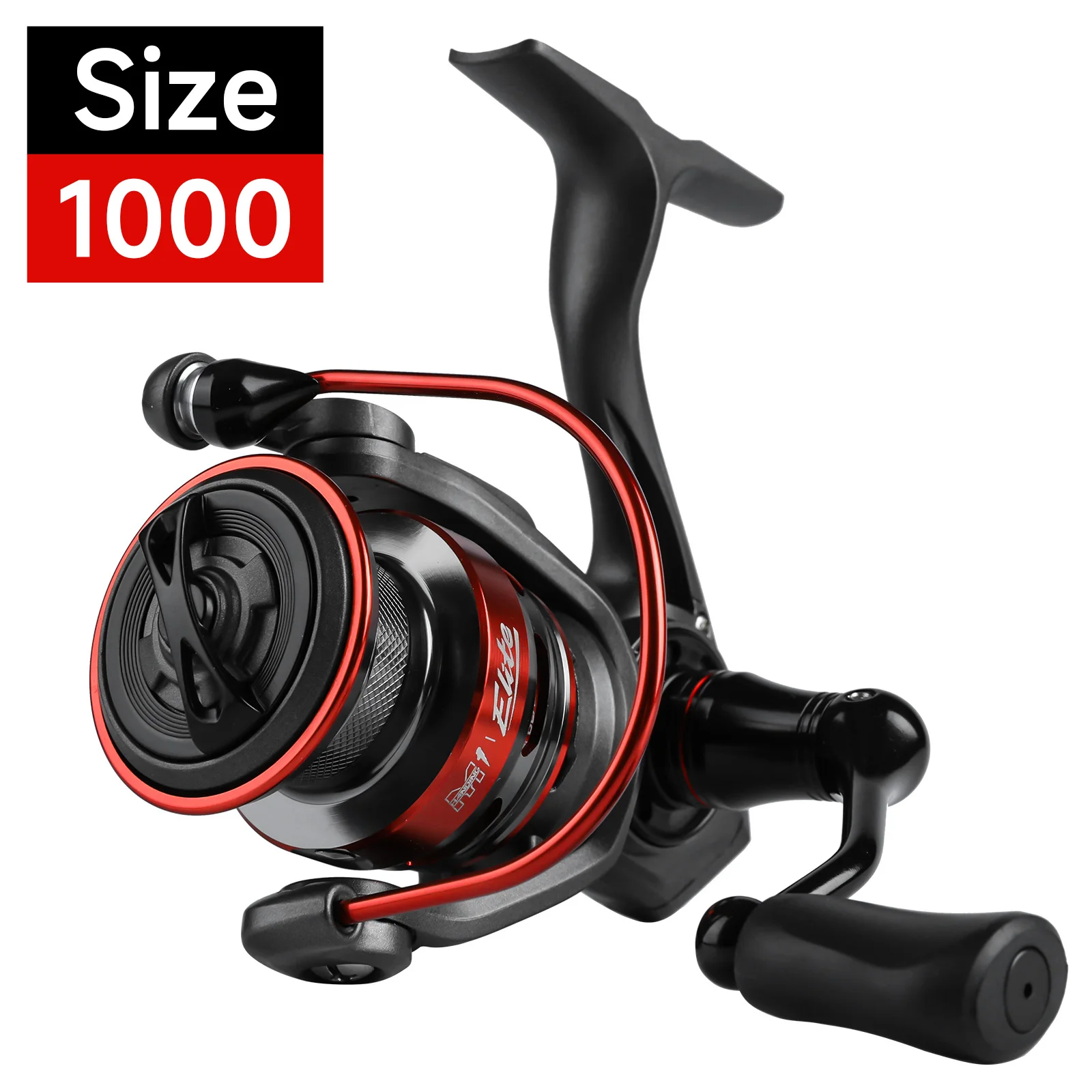 Carrete giratorio HANDING BFS de tamaño 1000, potencia de arrastre de 4kg, relación de engranaje 5,2: 1, carrete de pesca ligero, carrete giratorio de colocación de línea suave - imagen 2