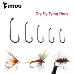 Bimoo Anzuelos para moscas secas de acero al carbono - Mayfly Adams
