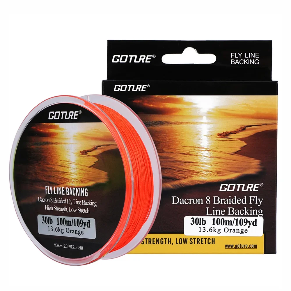 Goture 100M/109Yrd Fly Fishing Backing Line 20lb/30lb 8 Strands Braided Fishing Line For Fly Fishing - imagen 4
