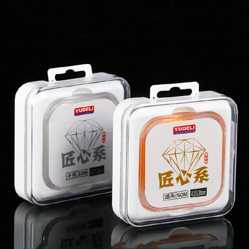 Línea de pesca de 50 metros de tensión fuerte, productos de nailon de seda cruda súper suave, línea principal de sublínea, accesorios de equipo Tippet antideslizantes - imagen 3