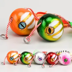 Jig Slider señuelo brillante para pargo – vinilo con falda y anzuelo