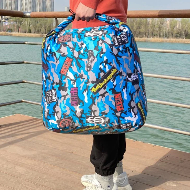 Bolsa plegable para peces vivos, bolsa gruesa impermeable, bolsas de pesca multifuncionales, Material de TPU, accesorios de pesca - imagen 3