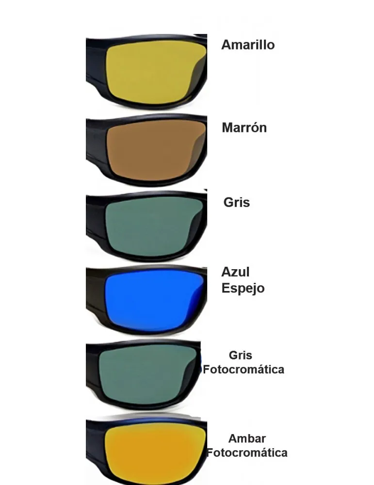 AQUA Gafas de Pesca Polarizadas BLACKFIN - Lentes Gris, Azul espejado o Rosa cobre - Gafas de Sol Hombre - imagen 2