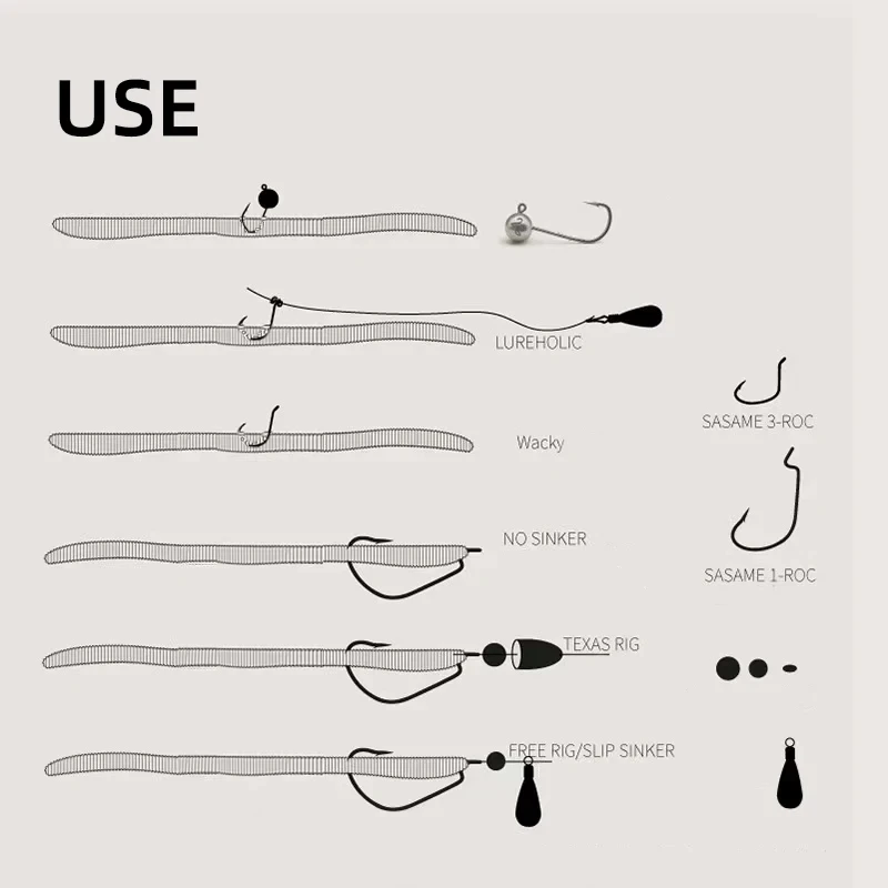 WALK FISH-Señuelos de Pesca blandos artificiales, cebo suave de silicona, 2,4g/6,4g, para todos los peces Iscas - imagen 2