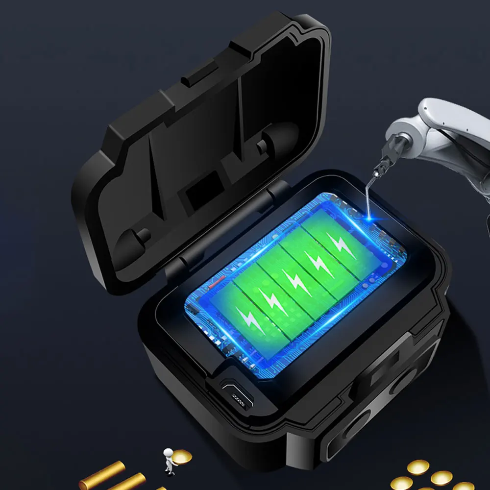 Linterna LED portátil con detección nocturna para ciclismo, lámpara de muñeca con correa, para correr y pescar - imagen 5