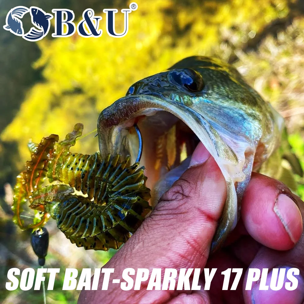 B & U-cebo de gusano para natación, 5 uds., 11,4 cm, Senko, palo loco, señuelos blandos para perca, pesca de lubina, aparejo de caída, cebo suave, cebos de gusano - imagen 4