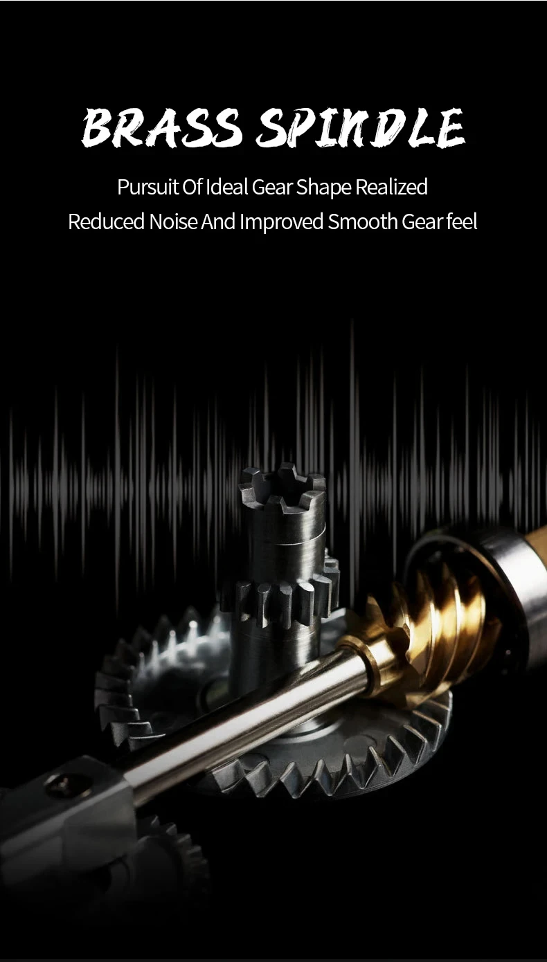 DEUKIO-Carretes de pesca de carbono, accesorio de bobina de pesca de agua salada, peso ligero, 5 + 1 rodamientos de bolas, 8kg de arrastre - imagen 4