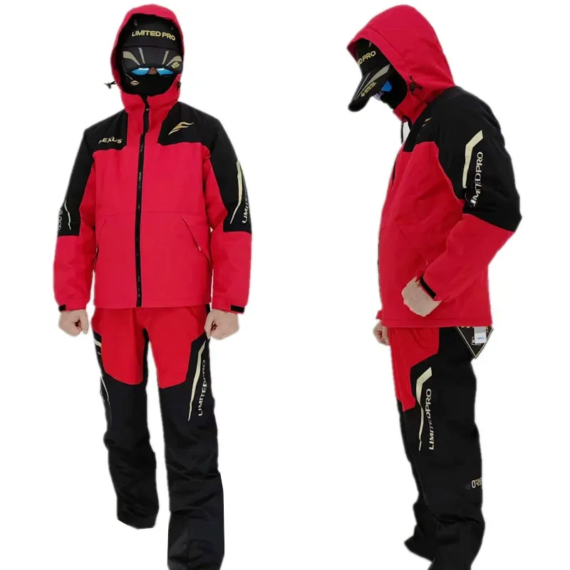 Traje de pesca impermeable – Chaqueta y pantalón con forro de lana - imagen 3