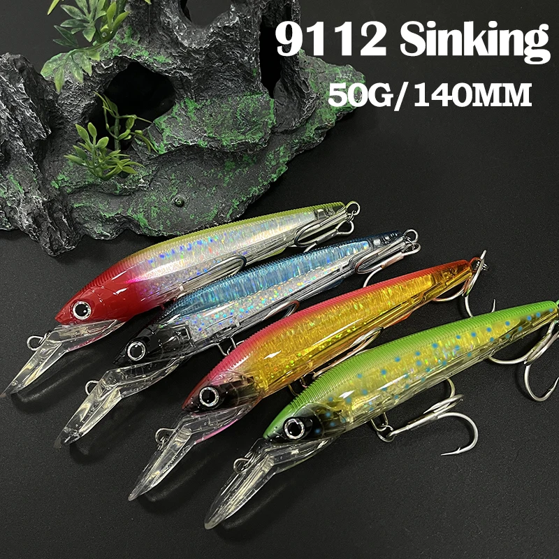 Wobbler Twitchbait hundible 140mm – Pececillo artificial para curricán de mar - imagen 5