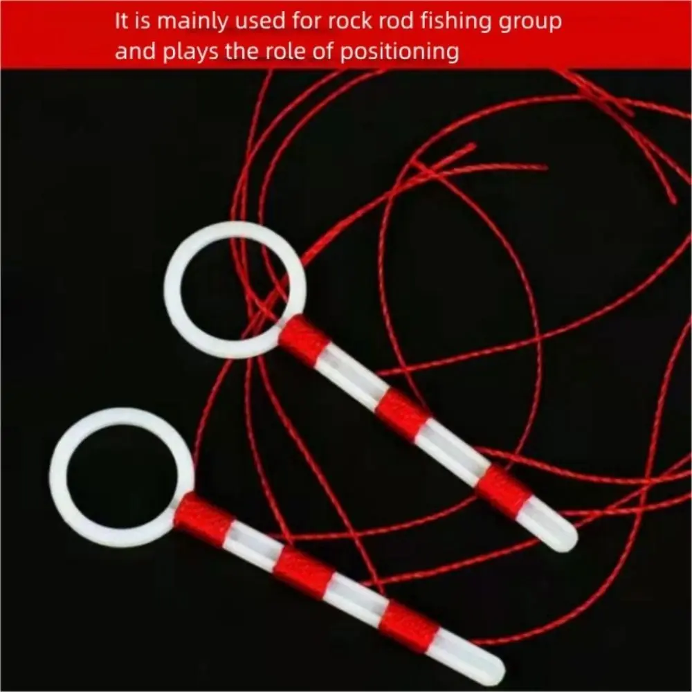Hilo de algodón de 50 piezas, boya de cuerda para pesca, accesorios para roca - imagen 4