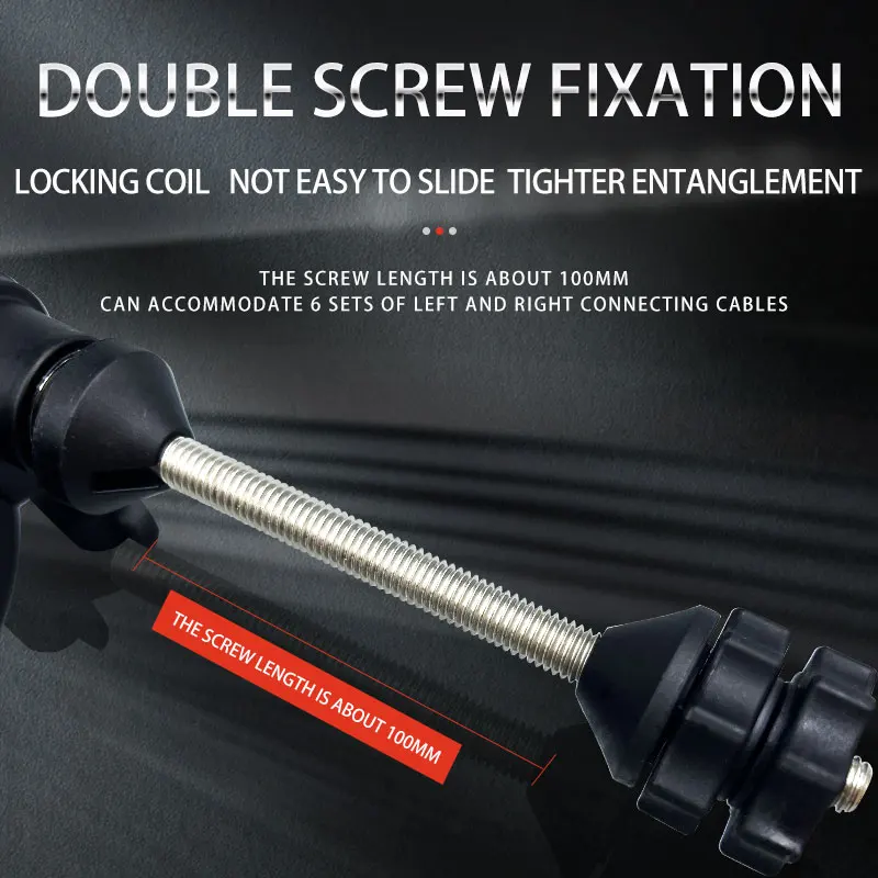 Enrollador de línea de pesca, abrazadera de mesa portátil ajustable, máquina de carrete de pesca, bobinado de alambre, equipo de carrete rápido - imagen 3