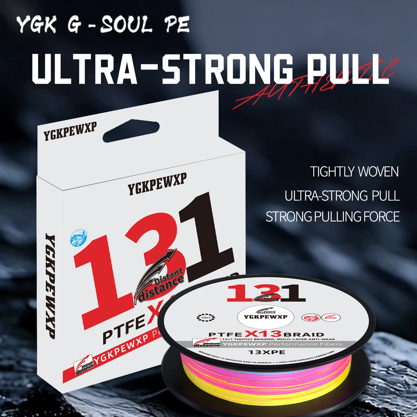 Línea Trenzada YGK G-Soul PE – Multifilamento 131 Hilos para Pesca