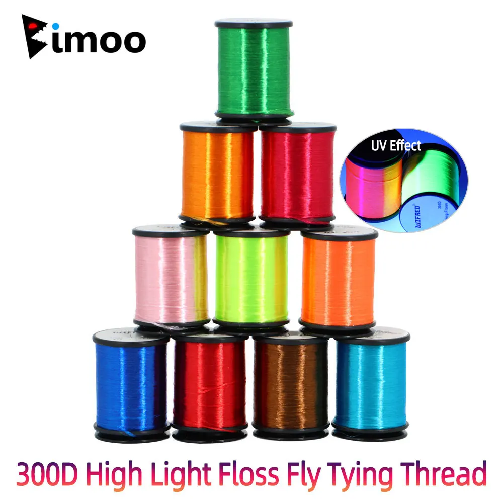 2 uds 300D hilo de alambre de alta luminosidad para atar moscas línea suave de alta resistencia serpentinas de ninfa lubina señuelo de pesca Jig Assist Hook Bait - imagen 2