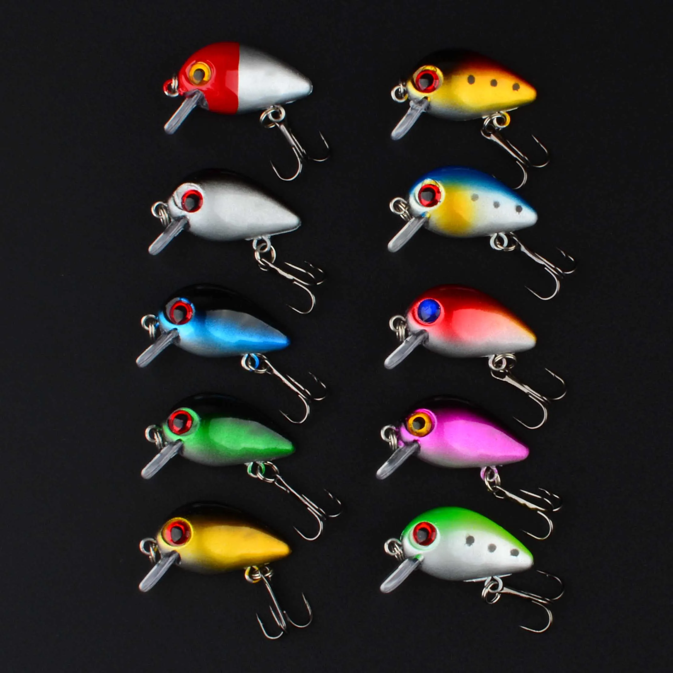 Mini Crankbait pececillo duro – Señuelo topwater realista para pesca deportiva