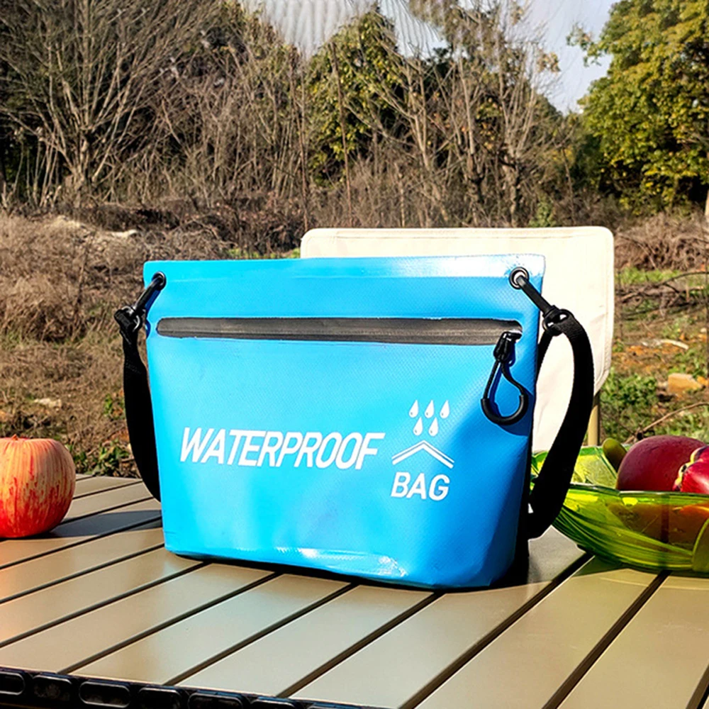 Bolsa impermeable para teléfono móvil, bolso seco y húmedo, paquete de almacenamiento para exteriores, pesca, piscina, playa, bolsas de maquillaje, saco de lavado de viaje - imagen 3