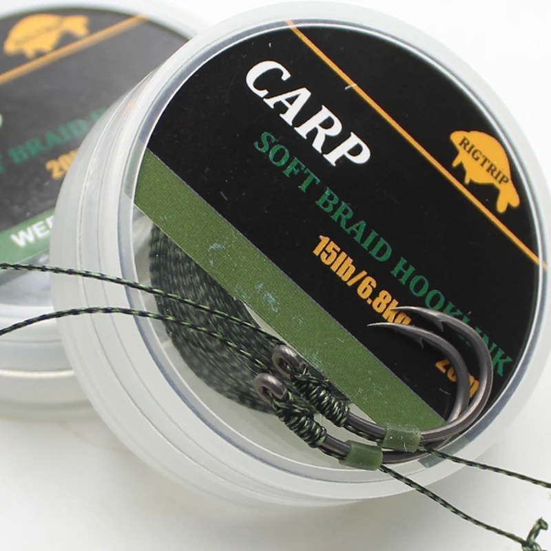 Hilo trenzado No Leadcore – Aparejo sin plomo para pesca de carpa