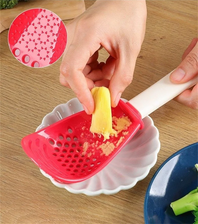 Cuchara al calor con colador y gancho Utensilio multifunción - imagen 4