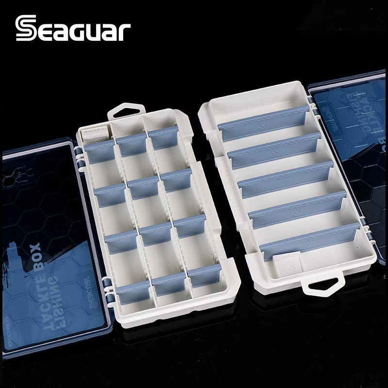 SEAGUAR-caja de Señuelos de Pesca portátil de alta capacidad, multifuncionales, coloridos, duros, blandos - imagen 3