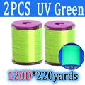 2pcs UV Green 120D