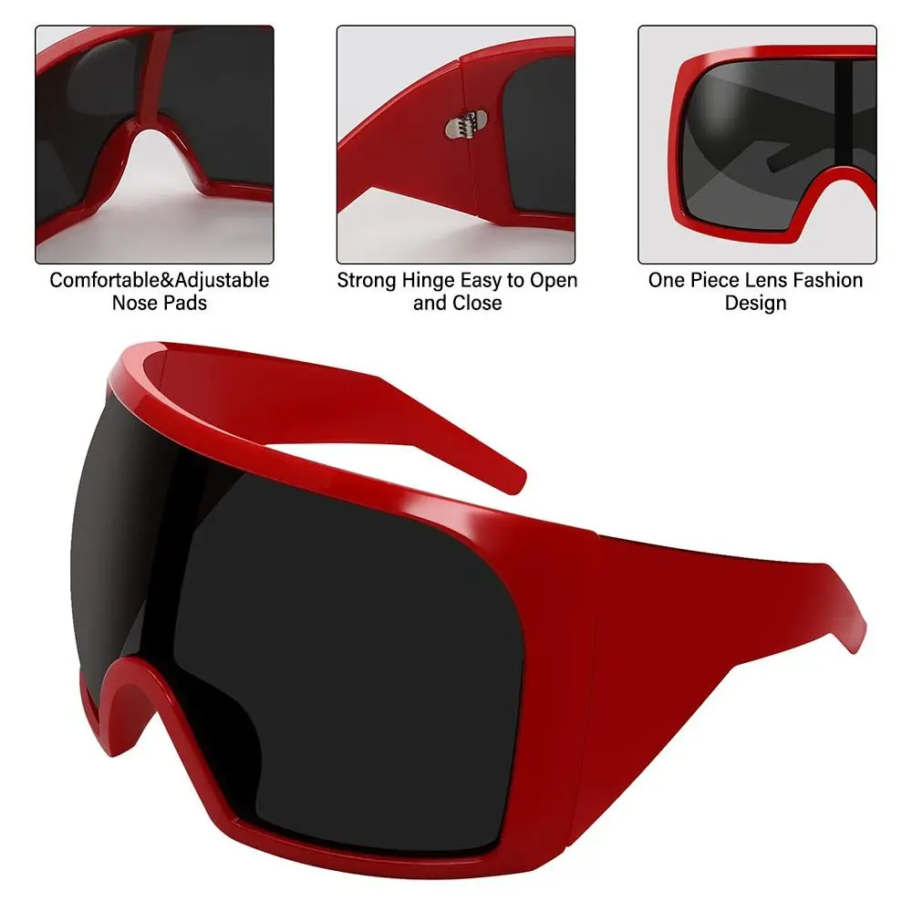 Gafas de pesca polarizadas estilo Punk – Lentes grandes envolventes