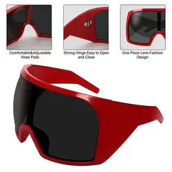 Gafas de pesca polarizadas estilo Punk – Lentes grandes envolventes