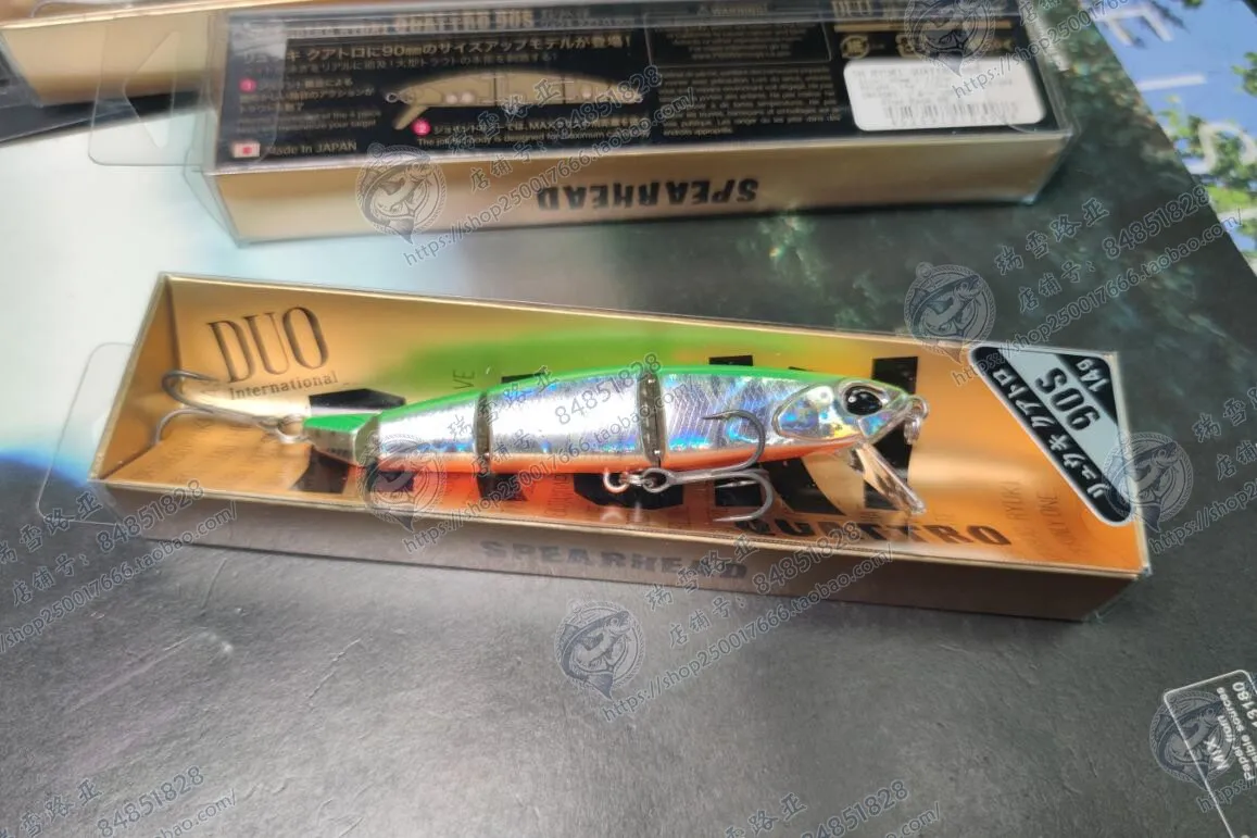 DUO-cabeza de lanza QUATTRO 90S, cebo Luya de 14g, Minogue sumergido de múltiples secciones, novedad de Japón - imagen 2