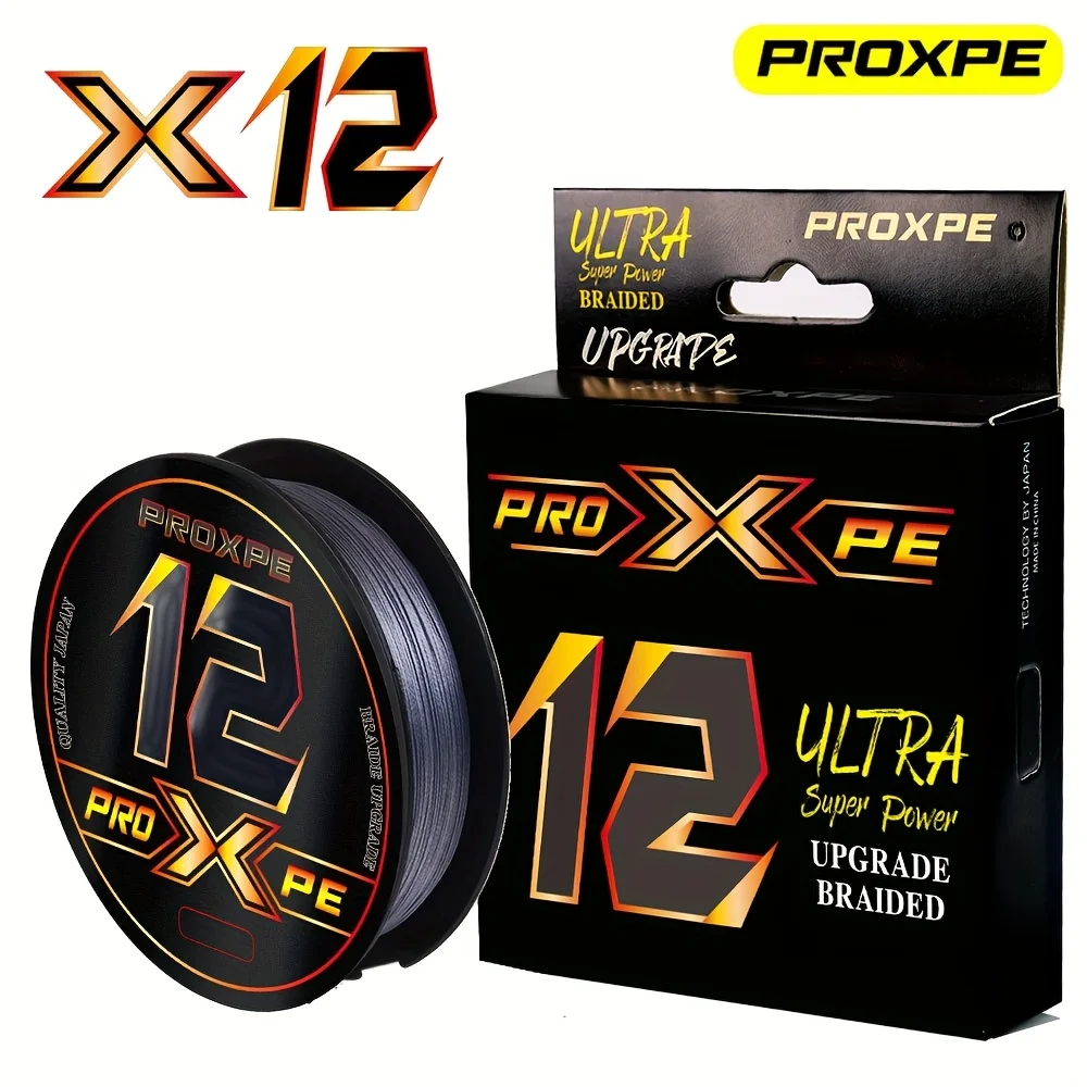 PROXPE 100M multifilamento japonés 12 hebras hilo de pescar trenzado PE productos de pesca pesca de carpa nueva venta 25-65lb mar de agua dulce - imagen 3