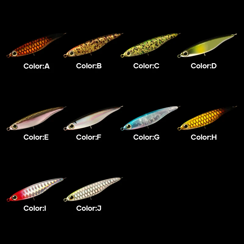 LETOYO 2,9g/4,2g señuelo tipo lápiz que se hunde Mini trémor Horizontal que se hunde cebos duros capa de natación completa señuelos de trucha - imagen 3