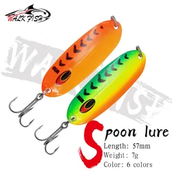 WALK FISH Swimbait Jigging 7g – Señuelo giratorio con anzuelo triple